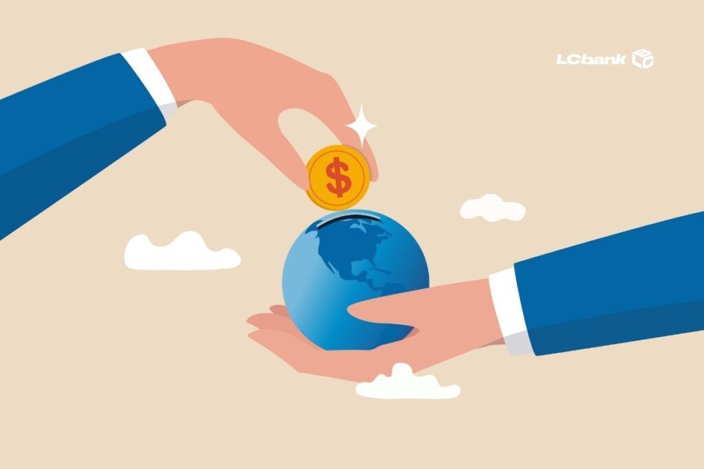 ilustração de troca de dinheiro